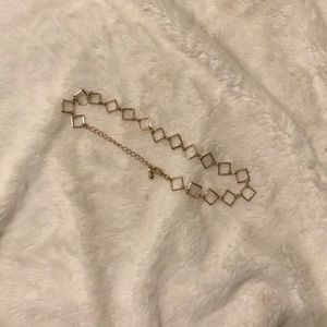 Geometric choker necklace